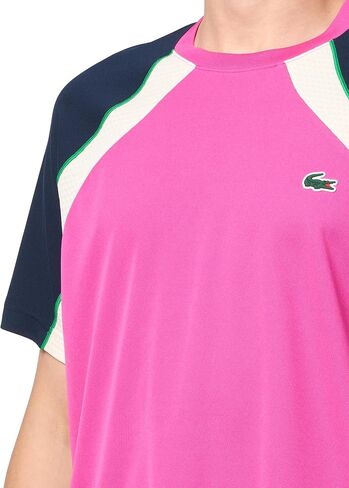 Lacoste Men's Ultra Dry Colour-Block Tennis T-Shirt in Saudi Arabia