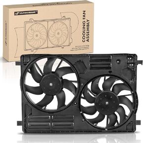 A-Premium Engine Radiator Cooling Fan Assembly Compatible with Select Ford & Lincoln Models - Escape 2017-2019, MKC 2015-2018 - Replace# EJ7Z8C607C, EJ738C607AG