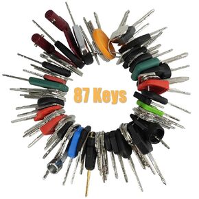 87 Equipment Keys Master Set Construction Ignition Keys Universal Machinery Key Set Operators Ignition Key for Bob-cat Caterpill-ar Komat-su Kubo-ta John Dee-re Yanm-ar Keys Heavy Equipment Keys