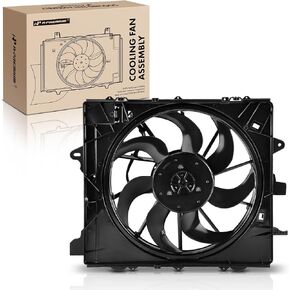 A-Premium Engine Radiator Cooling Fan Assembly with Brushless Motor Compatible with Select Chevrolet & Cadillac Models - Camaro 2016-2020, CTS 2016-2019, ATS 2016-2019 - Replace# 23458695