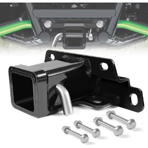 2 Inch Rear Hitch Receiver Fit for Kawasaki Teryx KRX 1000 2020+ and Kawasaki Teryx KRX4 1000 2023+ with Aftermarket Rear Bumper, Heavy Duty 2" Receiver Hitch Rust Resistant with Glossy Powder Coating