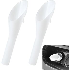2PCS Fuel Filler Gas Tank Funnel Tube, 8U5Z17B068B Fuel Tank Filler Tube Neck Sleeve Replaces 8U5A17B068AD, 8U5Z17B068A, Compatible with F150 Explorer MKC MKT Mariner Milan