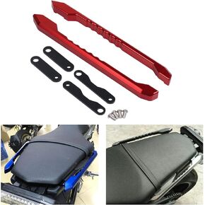 Motorcycle Passenger Rear Grab Bar Rear Seat Rail Kit Grab Handles Hand Grips Tail Handle Armrest for Yamaha MT09 FZ09 MT-09 FZ-09 MT 09 FZ 09 2013 2014 2015 2016 2017 2018 2019 2020(Titanium)