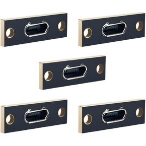 CY Connector 5pcs/Set DIY OEM Type C Female Socket Connector Panel Mount Type with PC Board 24pin USB 2.0 Pinout