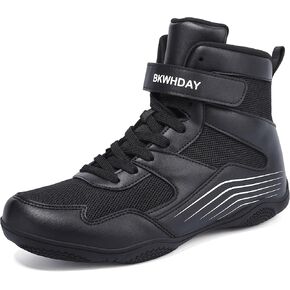 Kids Wrestling Shoes Youth Boys Girls Boxing Shoes Lightweight Breathable Non Slip for Fitness Powerlifting
