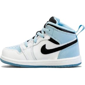 Jordan Toddler's 1 Mid Se White/Ice Blue Black (DV1338 104) - 9