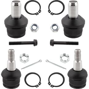 4Pcs Front Suspension Kit Upper & Lower Ball Joints Assembly Set Pair Driver & Passenger Fit For Ford Excursion 2000-2005, For Ford F250 F-350 Super Duty Truck 1999-2012 2WD K80027 K80028
