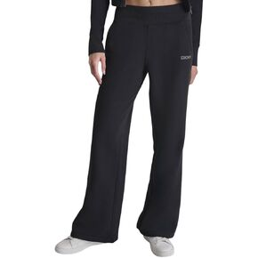 DKNY WOMENS SODDDED MINI LOOD WIDE FLEECE SWEENTPANT