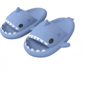 Toddler Shoes Shark Slippers Slides Sandals for 0-8yrs Kids Unisex for Girls and Boys Cloud Shower Slippers Garden Shoes Cartoon Slides Slip-Resistance Sandals Cushioned Thick Sole Beach Pool Slippers