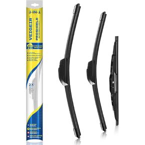 Windshield Wiper Blades Compatible With Honda CRV CR-V 1997 1998 1999 2000 2001 Original Factory Quality Front Rear Wipers Blade Set for My Car - 20" 19" 11" (Pack of 3)