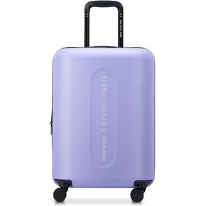 florence by mills Catch Flights Hardside Expandable Luggage with Spinner Wheels, Lavender, Checked-Large 29 Inch