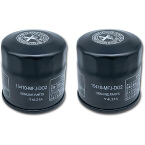 Oil Filter 15410-MFJ-D01 15410-MFJ-D02 Compatible with HONDA NC750X, 2019 Honda NC750X DCT ABS-(2 PACK)