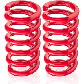Heavy Duty 3" Front Lowering Drop Coil Springs for 1963-1987 Chevrolet C10 Truck - 2Pcs Red