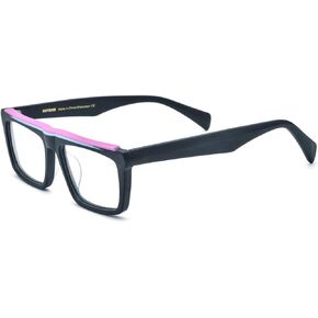 HEPIDEM Matte Multicolor Acetate Glasses Frame Men Vintage Square Eyeglasses Optical Spectacles 9289
