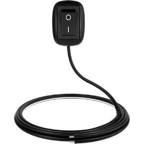 مفتاح زر ضغط السيارة ، تبديل لصق نوع DIY ، مفتاح DC 12V العالمي مع 39.3 "مسبقًا ، لضباب أضواء أضاءة النيون مصباح LED ، إلخ ، إكسسوارات السيارات العالمية