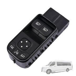 A9079059002 Master Power Window Switch Compatible with Mercedes-Benz Sprinter 3500XD 2018-2021 Car Electric Power Master Window Switch Control Button Accessories 9079059002