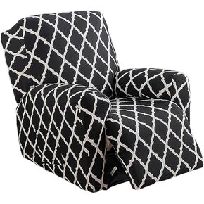NILUOH Recliner Covers 4 Pieces Stretch Lazy Boy Recliner Chair Covers That Stay in Place, Covers for Electric Power Lift Reclining Chair, Washable Furniture Protector for Pet, Kids, Living Room