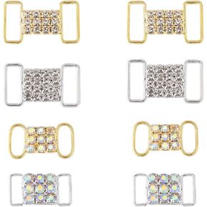 Shoelace Charms Rhinestone Shoe Charms D Shape Shear Shoe Clip charms bling shoe accessories for women theeaker discory shoes decoration