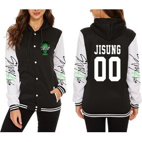 ACEFAST INC Stray Kids Varsity Jacket Hoodie Bangchan Felix Hyunjin Jeongin Pullover Sweatshirts For Women