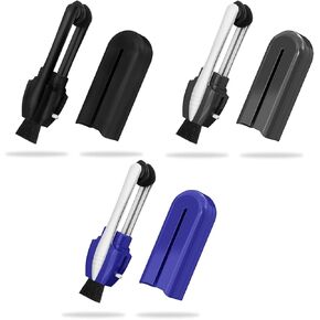 Eye Glasses Lens Cleaner (3pc), Eyeglass Cleaner Scratch Remover for Eyeglasses,Microfiber Spectacles Portable Carbon Eyeglasses Cleaner Tool, Efficient and Durable Carbon Microfiber Technology