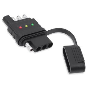 4 Pin Trailer Connector Tester Trailer Wiring Circuit Tester 4 Way Trailer Plug Light Tester (Model-A Trailer Connector Test)