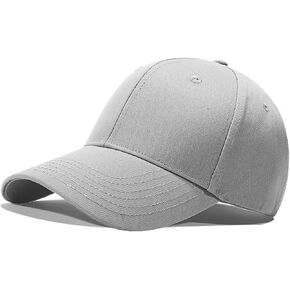 Baseball Cap, Men Women Cotton Hats Classic Plain Trucker Cap Dad Hat for Running Outdoor Activities All Seasons