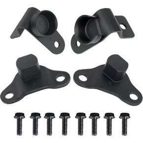 Tailgate Hinge Kit w/Bolts for Rear Tail gate Door Panel Compatible with 1999-2007 Chevy Chevrolet Silverado GMC Sierra 1500 2500 3500 Truck Tailgate Accessories Parts