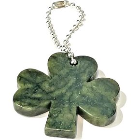 Key Chain Shamrock Shape #JCW206, Medium, Green