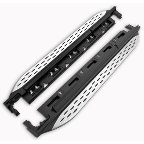 Running Boards Side Steps Rail Bars Compatible for 2012-2017 Mercedes-Benz ML-Class ML250 ML350 ML550 ML500 GLE350 GLE300d GLE400 GLE550 GLE550e W166 Nerf Bars