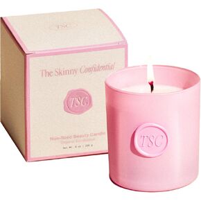 The Skinny Confidential Candle with Organic Eucalyptus Essential Oil - All-Natural Soy Wax Jar Candle - Non-Toxic Aromatherapy Candles for Home with Natural Cotton Wick - Paraben-Free & Non-GMO