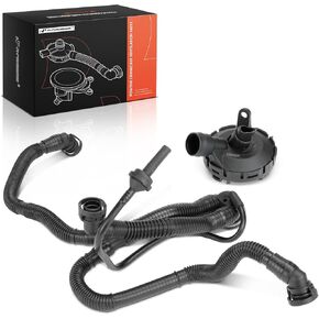 A-Premium Engine Crankcase Vent Valve Oil Separator Compatible with Audi A6 2006, A6 Quattro 2006, 3.2L