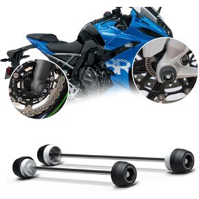 FOR GSX-8R GSX-8S 2024 crash pad protector motorcycle front and rear fork wheel frame slider collision wheel spindle protector gsx-8r gsx-8s 2023-2024 (One set)