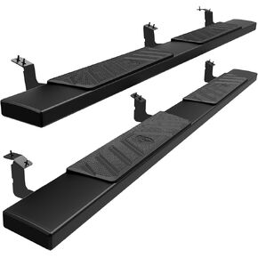 Tyger Auto 6" Riser Running Boards Compatible with 2005-2023 Toyota Tacoma | Double Cab | TG-RS6T60158 | Side Step Rails Nerf Bars