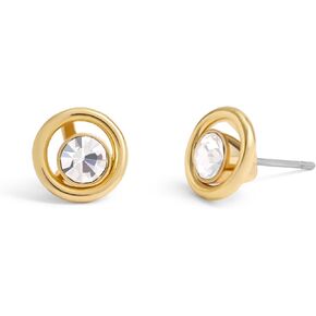 COACH Convertible Halo Stone Stud Earrings