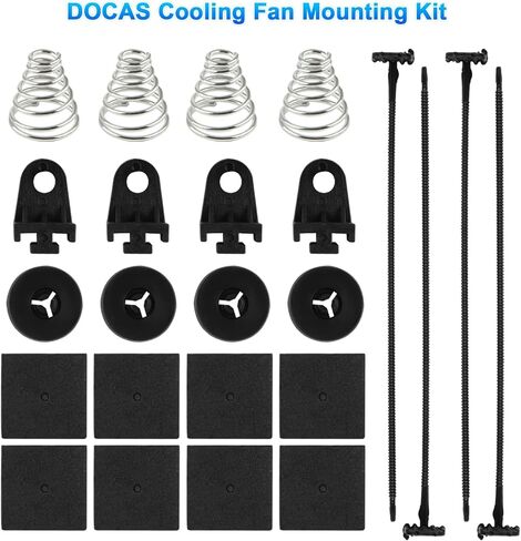 12 بوصة 12 "Universal Slim Push Push Pull Collectiatiator Colling 12V Mount Kit ، 12V 80W Motor in Kuwait