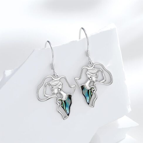 Raccoon/Cactus/Longhorn/Arican Earring 925 Sterling Silver Astronaut/Raccoon/Moth/Sunflower Jewelry for Women in Saudi Arabia