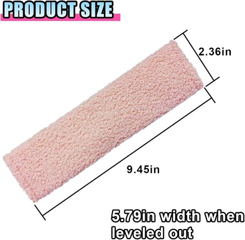 2PCS Fluffy Lamb Wool Car Seat Belt Pad, Soft & Comfortable Shoulder Pad Neck Cushion Protector for Adult Youth Kid, Fuzzy Car Seatbelt Cover for Car, Truck, SUV, RV (Pink) in Saudi Arabia
