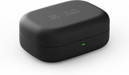 Cisco Headset 721, Wireless Single On-Ear Bluetooth Headphones, Webex Button, USB-A HD Bluetooth Adapter, Soft Case, Charging Stand, Carbon Black, 1-Year Limited Liability Warranty(HS-WL-721-BUNAS-C) in Saudi Arabia