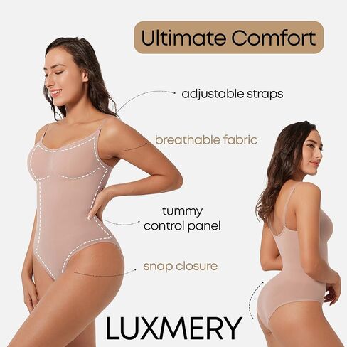 round neck Shapewear Bodysuit Tummy Control in Saudi Arabia