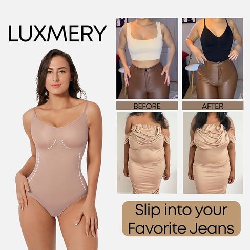round neck Shapewear Bodysuit Tummy Control in Saudi Arabia