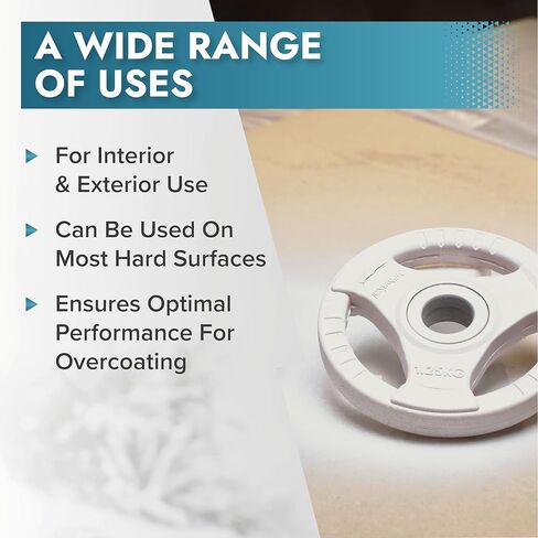 Polar All Surface Primer Matte White - 2 x 13.5 Fl Oz - Ideal for Wood, Metal, Plastic, Brick - Enhanced Adhesion & Quick Drying in Kuwait