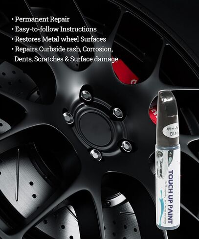 Zlirfy Car Touch Up Fill Paint Pen,Car Wheel Scratch Fix Rim Touch Up Paint Rim Scratch Repair Pen,Two-In-One Wheel Repair Paint,Car Wheel Scratch Remove,Used for Fix Rim Scratches (Silver) in Saudi Arabia