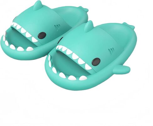 Toddler Shoes Shark Slippers Slides Sandals for 0-8yrs Kids Unisex for Girls and Boys Cloud Shower Slippers Garden Shoes Cartoon Slides Slip-Resistance Sandals Cushioned Thick Sole Beach Pool Slippers in Kuwait