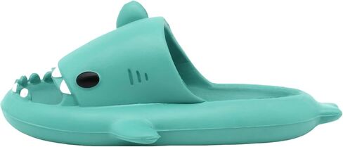 Toddler Shoes Shark Slippers Slides Sandals for 0-8yrs Kids Unisex for Girls and Boys Cloud Shower Slippers Garden Shoes Cartoon Slides Slip-Resistance Sandals Cushioned Thick Sole Beach Pool Slippers in Kuwait