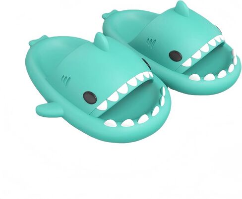 Toddler Shoes Shark Slippers Slides Sandals for 0-8yrs Kids Unisex for Girls and Boys Cloud Shower Slippers Garden Shoes Cartoon Slides Slip-Resistance Sandals Cushioned Thick Sole Beach Pool Slippers in Kuwait