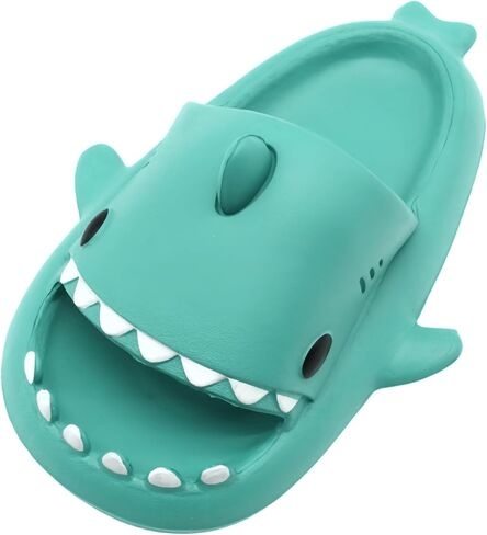 Toddler Shoes Shark Slippers Slides Sandals for 0-8yrs Kids Unisex for Girls and Boys Cloud Shower Slippers Garden Shoes Cartoon Slides Slip-Resistance Sandals Cushioned Thick Sole Beach Pool Slippers in Kuwait
