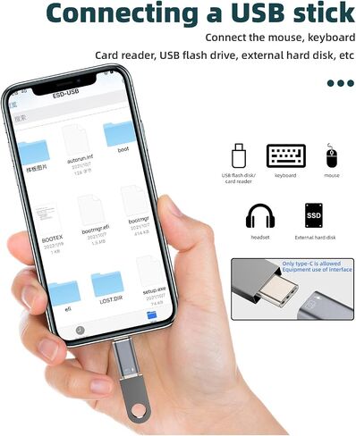 USB C Female to Lightning Male Adapter(3pack) Charger Type-C Cable Port Converter for Apple Iphone 14 13 12 11 Pro Max Mini Xs Se 7 X Xr 8 Plus 6 Ipad Air 2018 Charging Cord Data Sync Charge Connector in Saudi Arabia