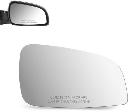 NEYASU Passenger Right Side RH Mirror Glass fit for 2008 2009 2011 2012 Chevy Malibu LS LT 2007 2008 2009 Saturn Aura Convex Glass Replacement with Adhesives No Heated Rearview mirrors in Kuwait