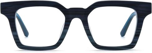 HEPIDEM Matte Multicolor Acetate Glasses Frame Men Vintage Square Eyeglasses Optical Spectacles 9289 in Kuwait