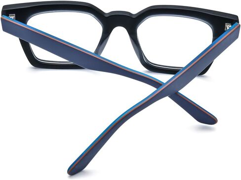 HEPIDEM Matte Multicolor Acetate Glasses Frame Men Vintage Square Eyeglasses Optical Spectacles 9289 in Kuwait